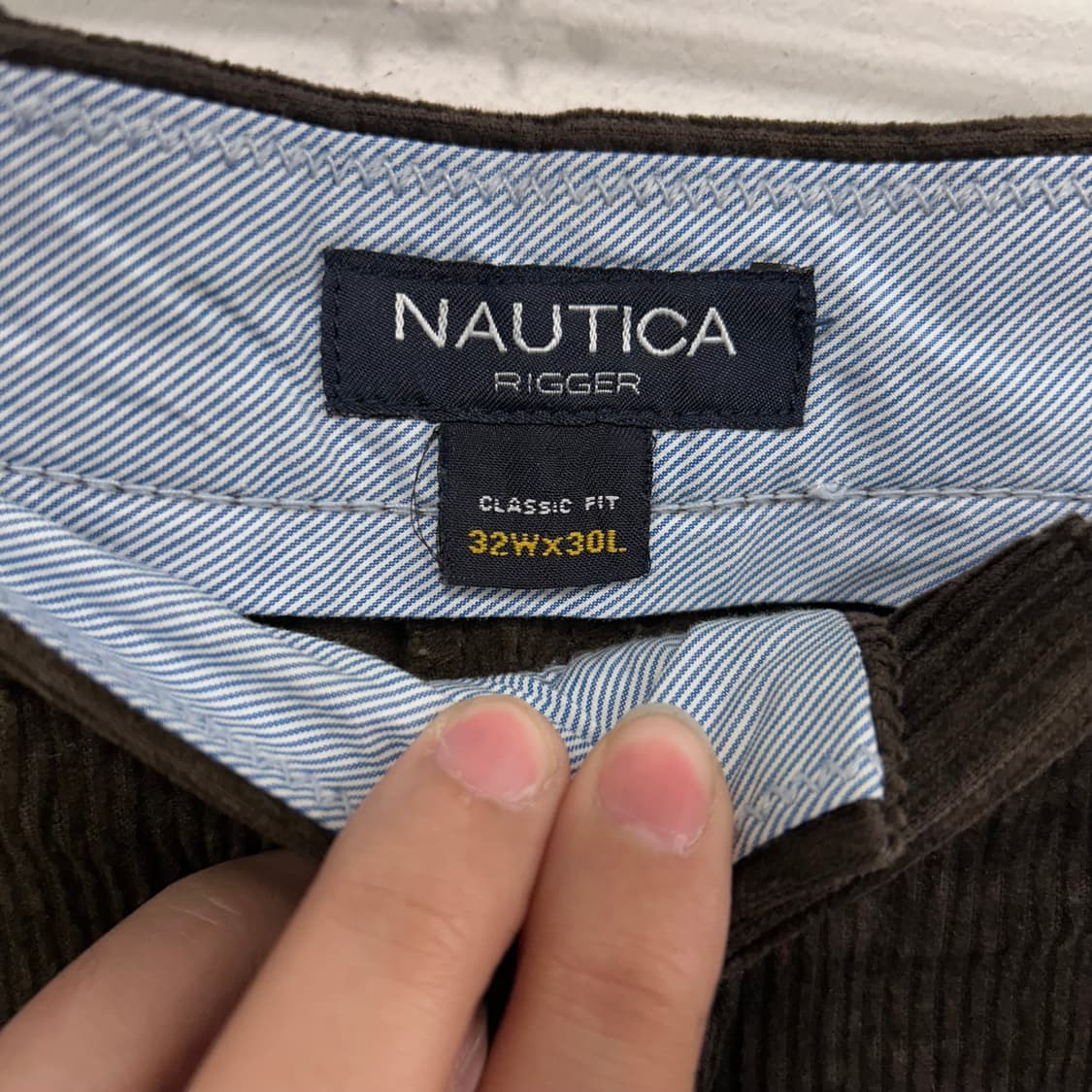 노티카 리거 클래식핏 코듀로이 퍼티그팬츠 상품이미지3