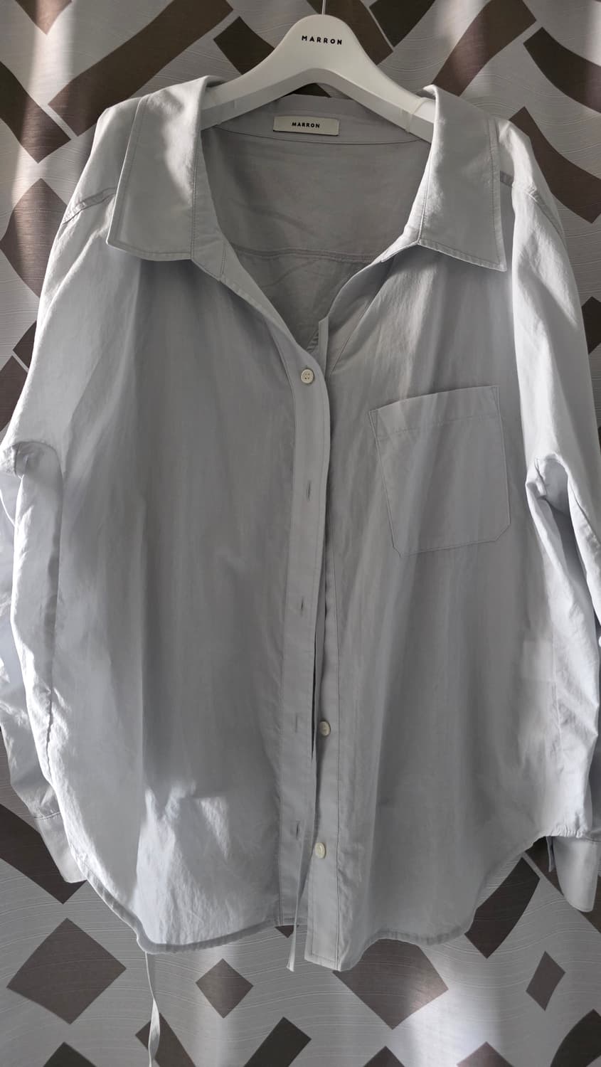 마론에디션 블루 스트링 오버사이즈 셔츠 상품이미지7