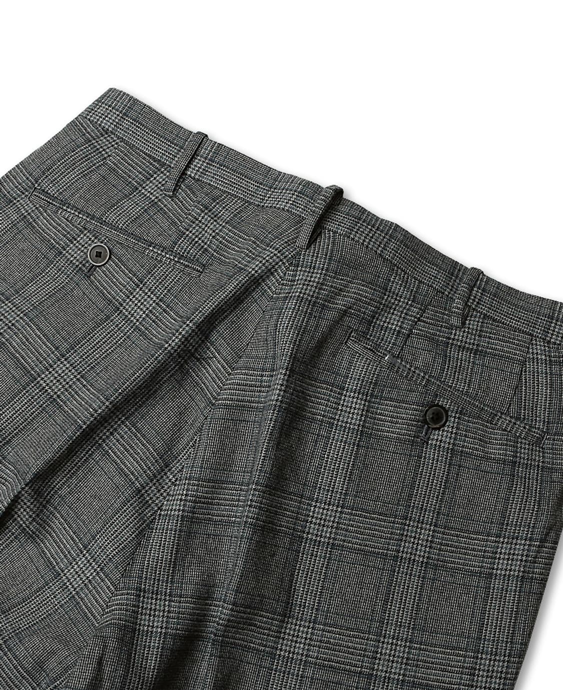 카모시타 [Camoshita] 글렌 체크 피크트 라펠 클래식 수트 상품이미지10