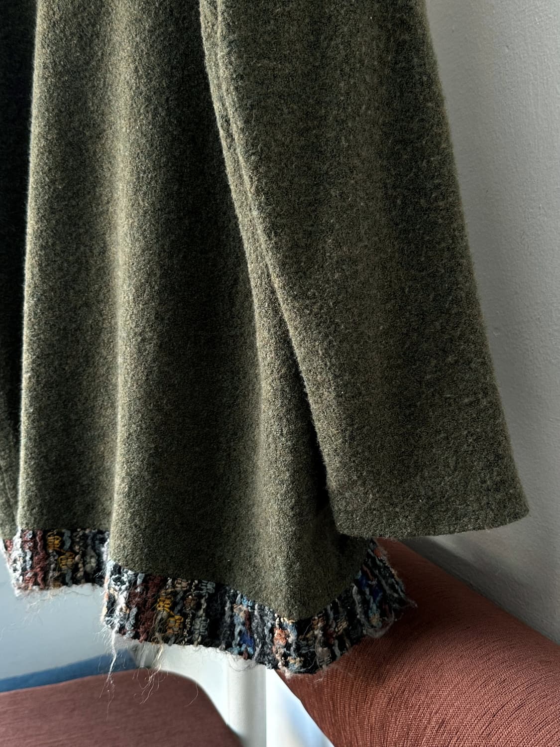 Smudge felted boucle wool design coat 상품이미지6