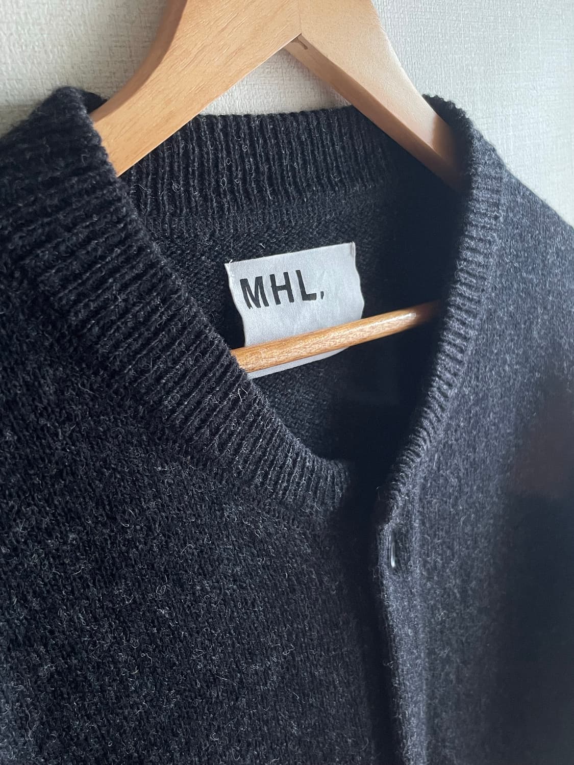 MHL 마가렛호웰 파인 셔틀랜드 울 가디건 L 상품이미지1