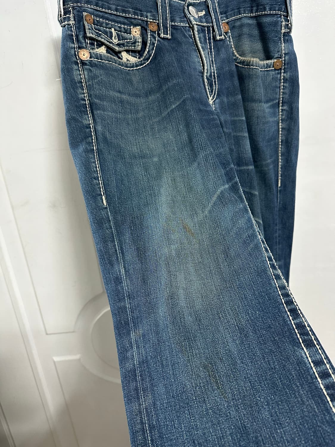 트루릴리전 스티치 데님 팬츠 상품이미지3