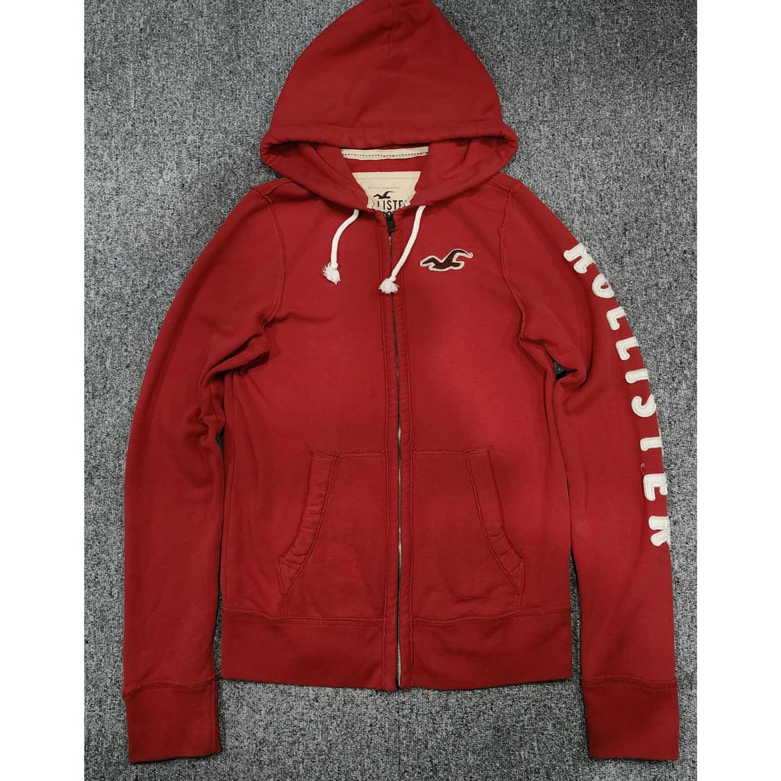 홀리스터 스펠로고 Y2K 풀집업 후드집업 M 상품이미지1