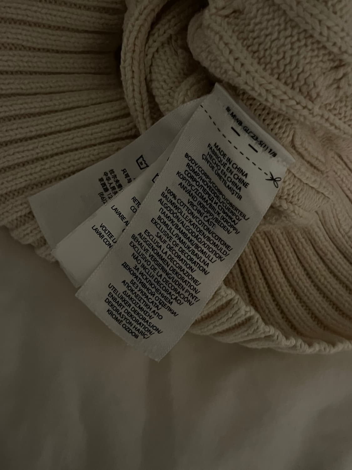 폴로 케이블 니트 S 상품이미지4