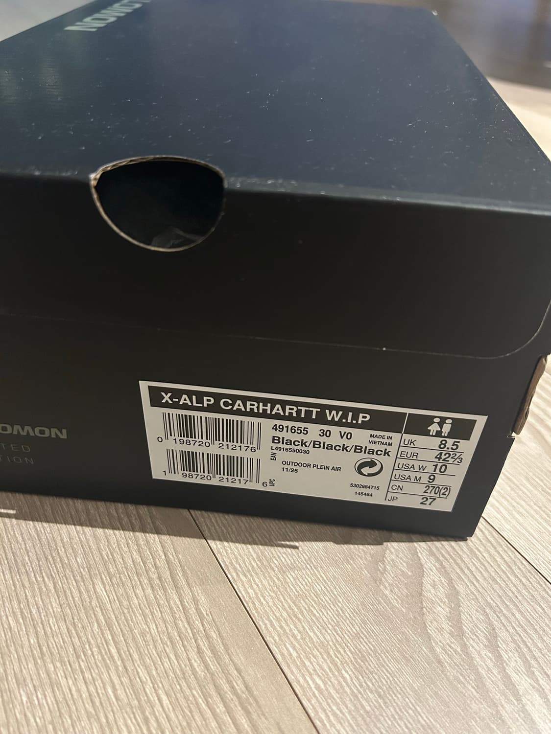 칼하트WIP x 살로몬 X-ALP 새상품 상품이미지3