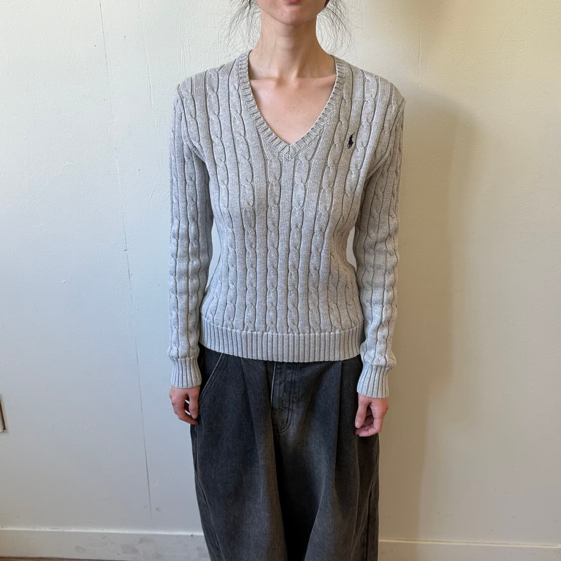 폴로 케이블 스웨터 상품이미지1