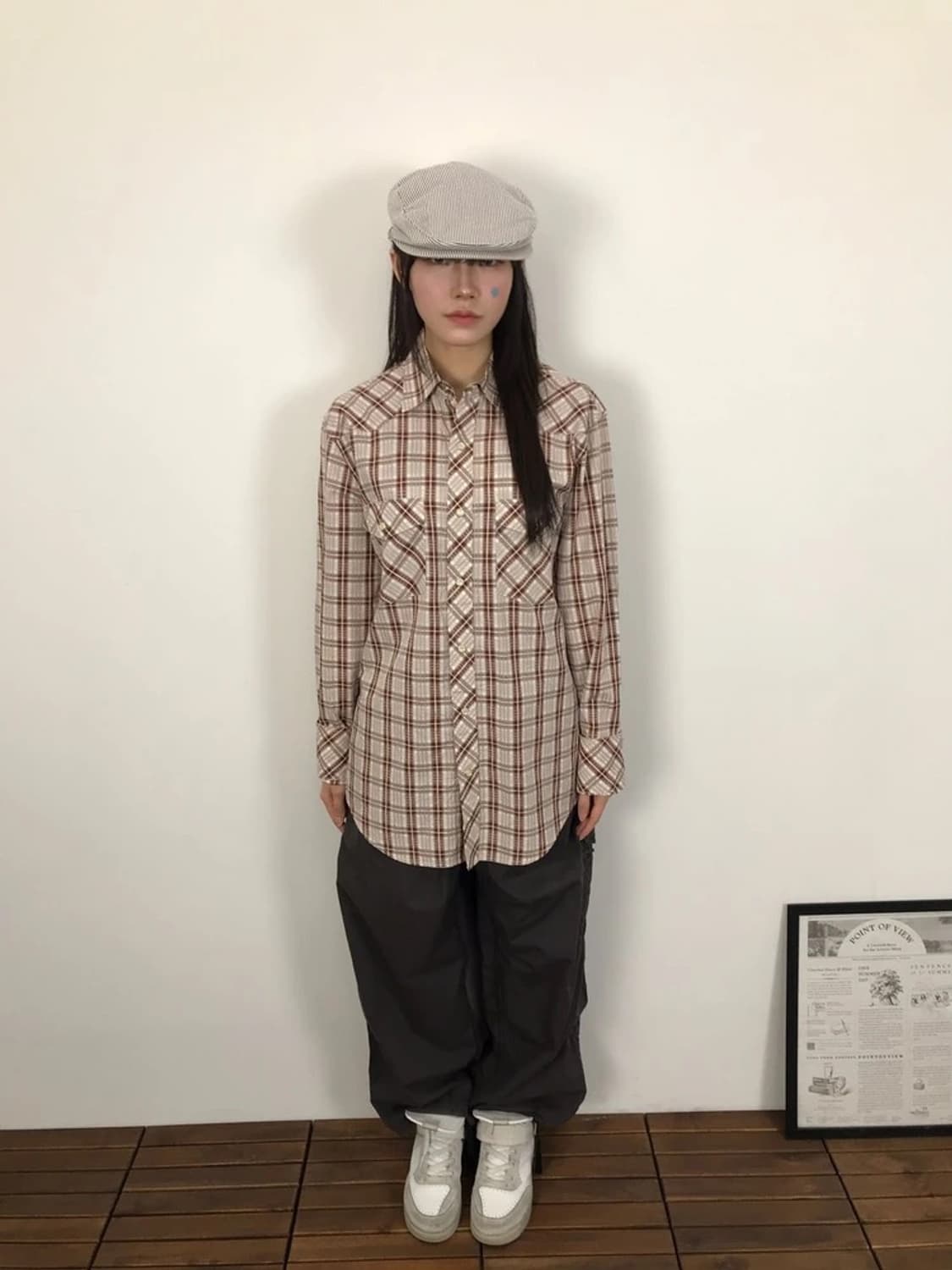 Banana Republic Plaid Western Shirt 상품이미지1