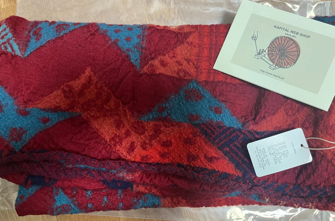 캐피탈KAPITAL 울펠티드 스카프  상품이미지2