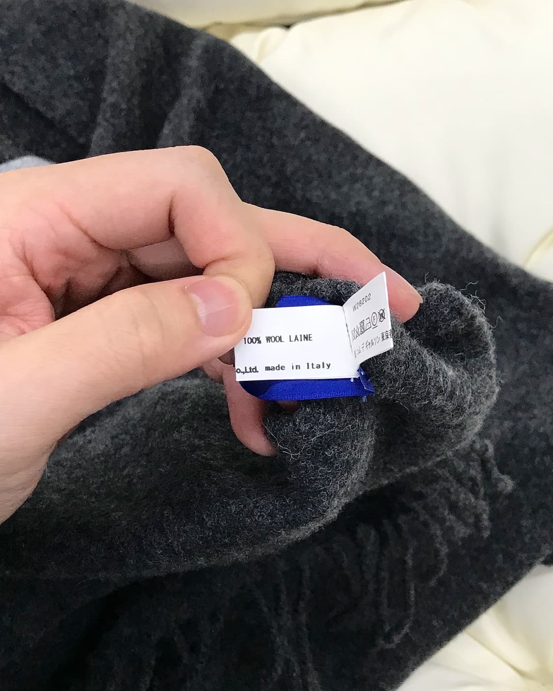 꼼데가르송 셔츠 울 머플러 상품이미지5