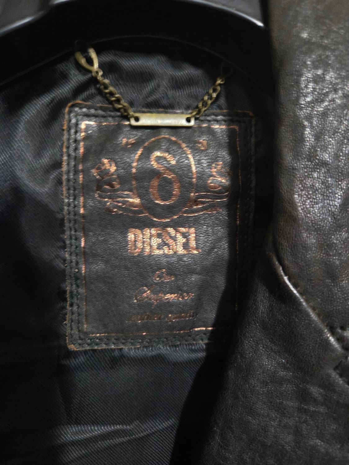 Diesel 가죽 라이더 자켓 XS 상품이미지3