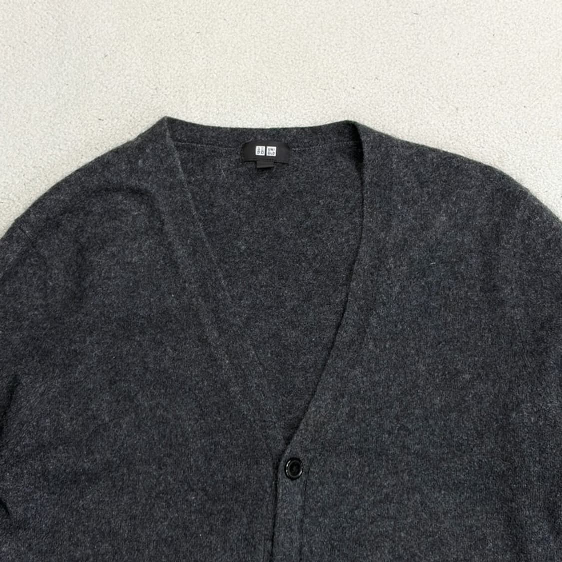 UNIQLO 캐시미어 100% 브이넥 가디건 M 상품이미지3