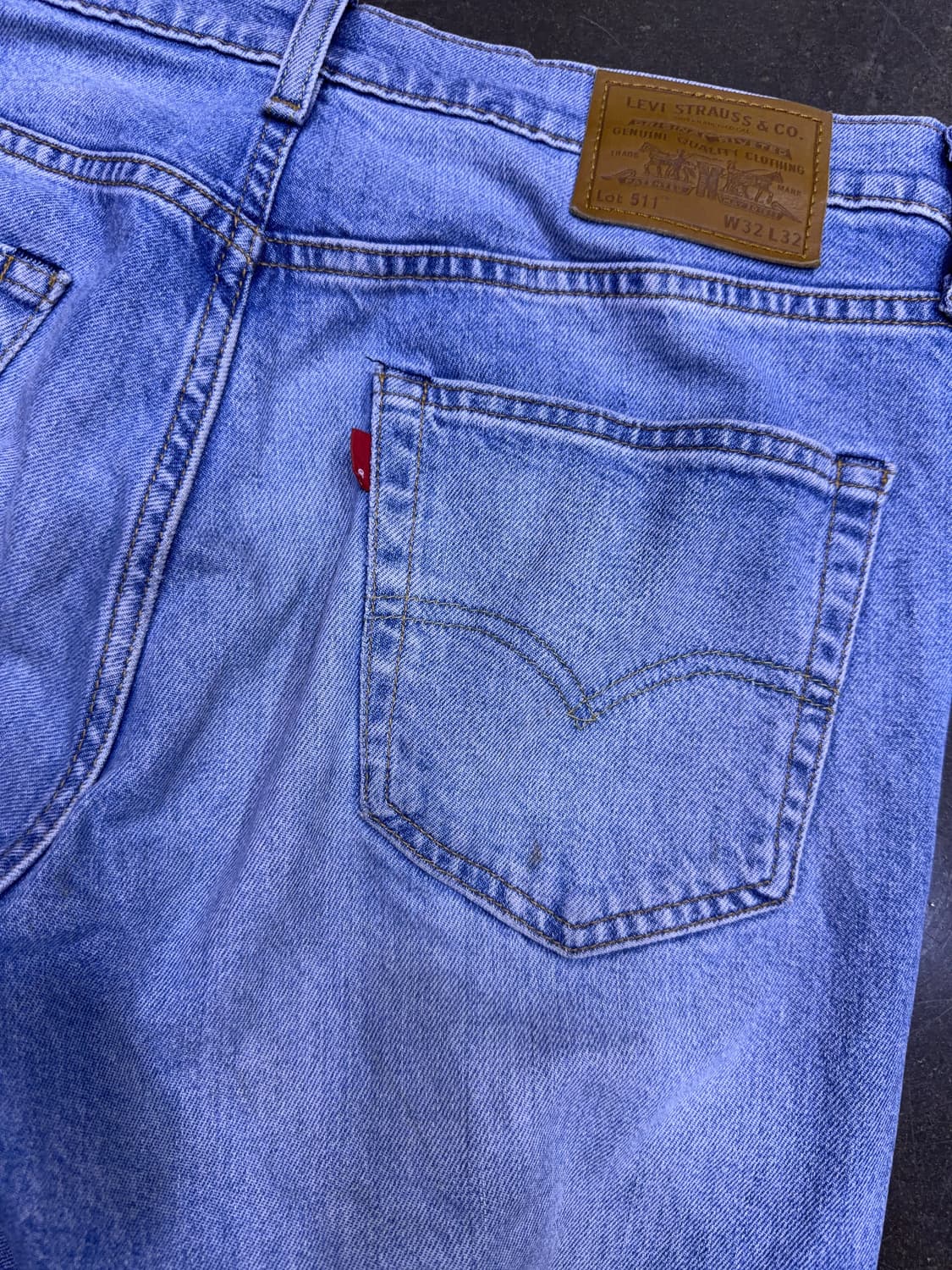 리바이스 511 프리미엄 슬림핏 R탭 빈티지 라이트 워싱 데님팬츠 32 상품이미지8