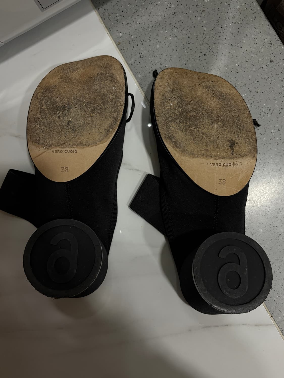 MM6 메종 마르지엘라 아나토믹 발레리나 슈즈  블랙 상품이미지2