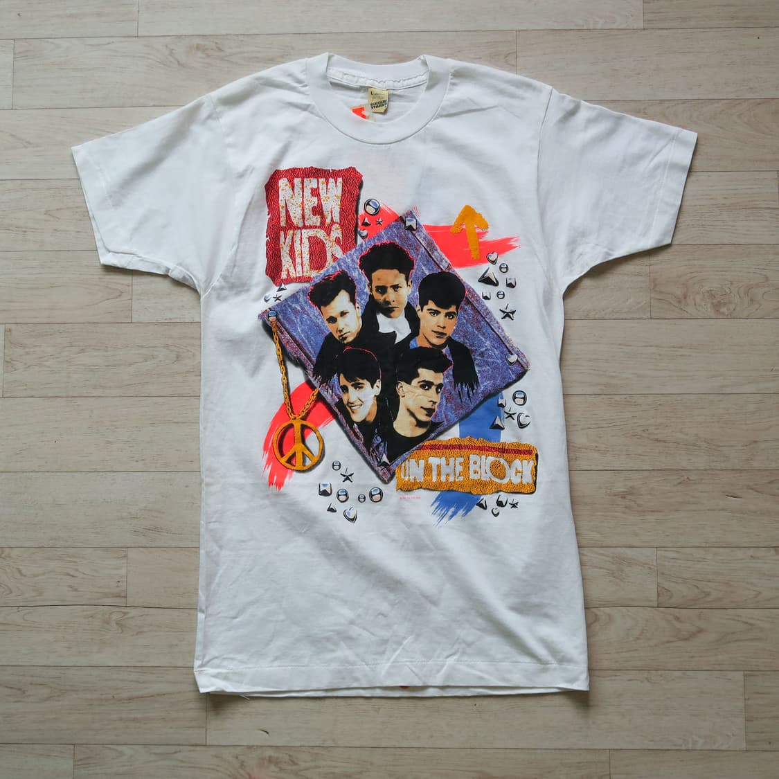 빈티지 90s 뉴 키즈 온 더 블록 티셔츠 상품이미지2