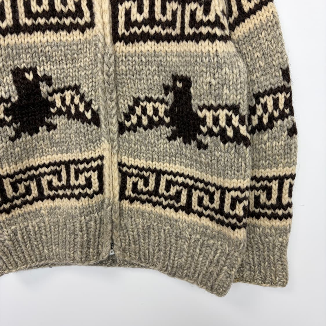 빈티지 코위찬 니트 집업 가디건 상품이미지4