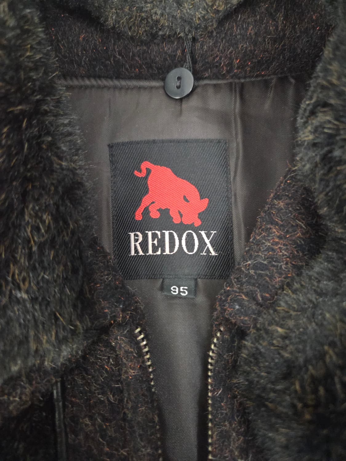 REDOX 레드옥스 울&소가죽 배색 패치워크 자켓 상품이미지7