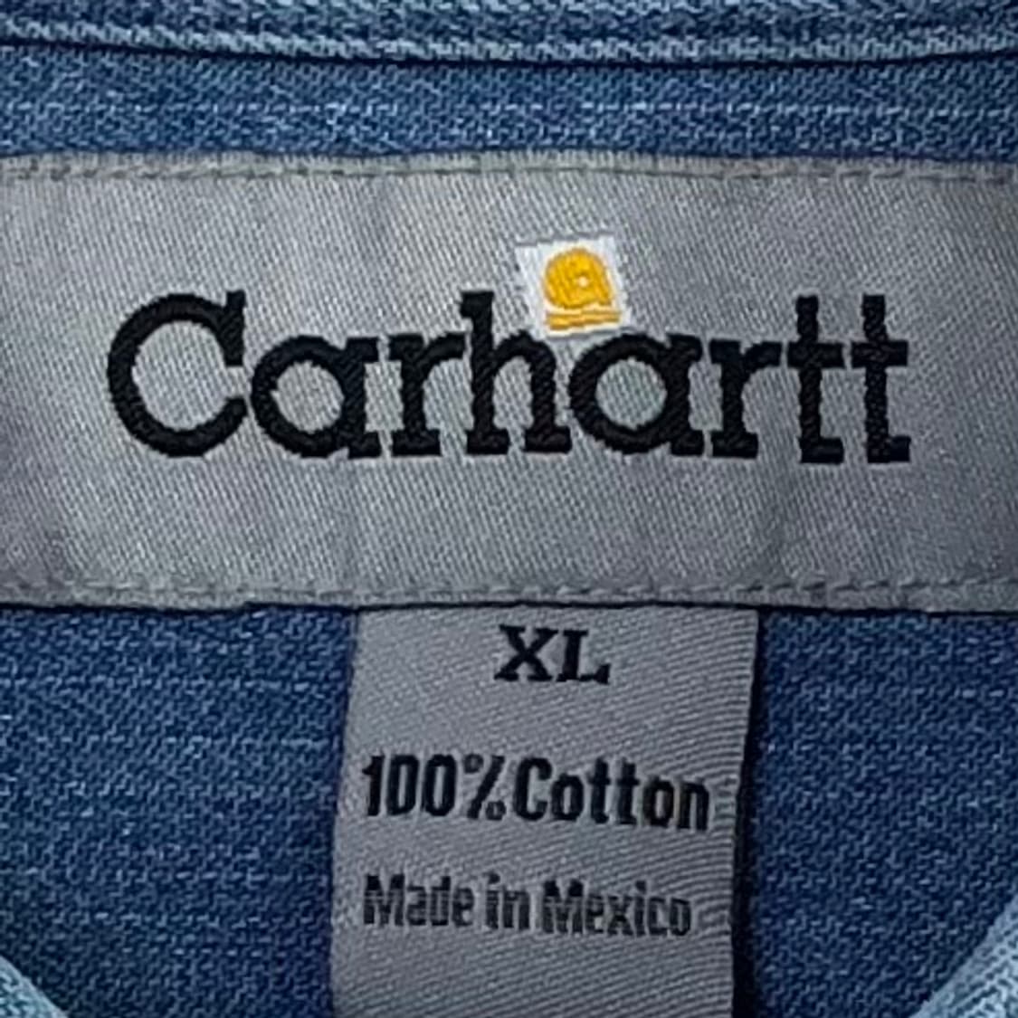 XL 칼하트 데님 셔츠 상품이미지3