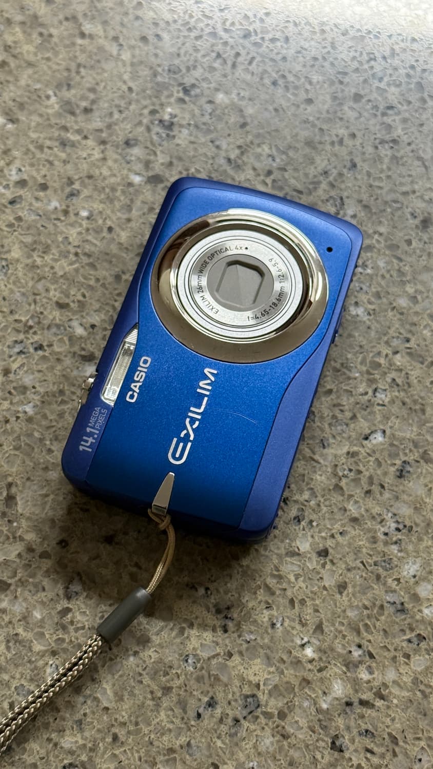 Casio Exilim 카시오 엑슬림 Z550 블루 / 작례 O 상품이미지3