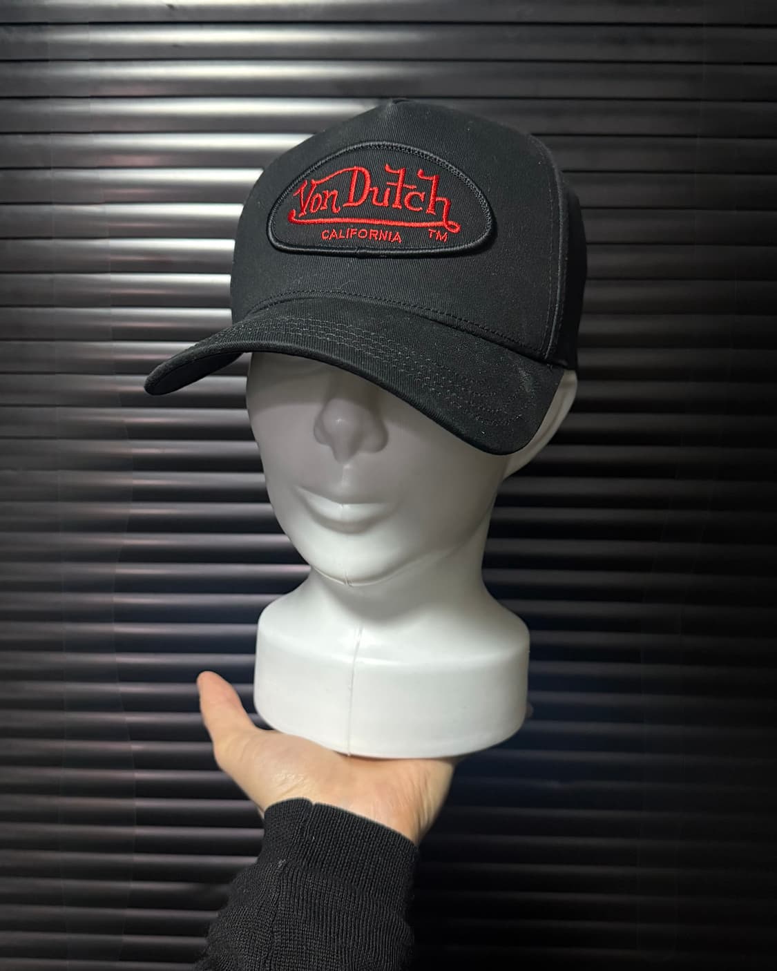 본더치 볼캡 모자 트러커 레드 빨강 블랙 검정 야구 y2k 힙합 댄서  상품이미지1