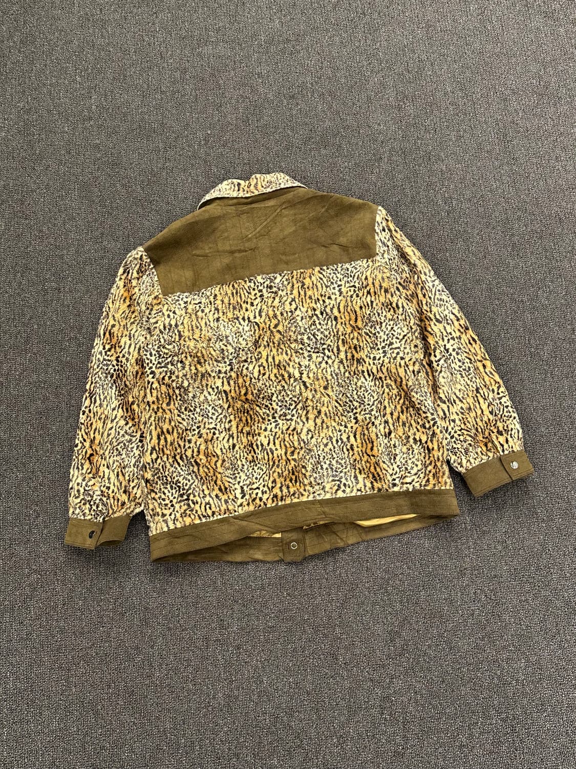 M)Japanese vintage 여성 레오파드 웨스턴 자켓 상품이미지5