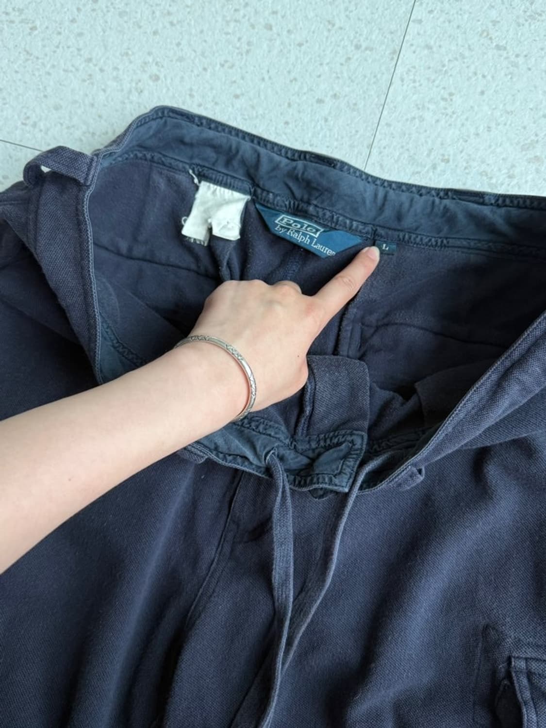 폴로 네이비 코튼 카고 버뮤다 팬츠 상품이미지8