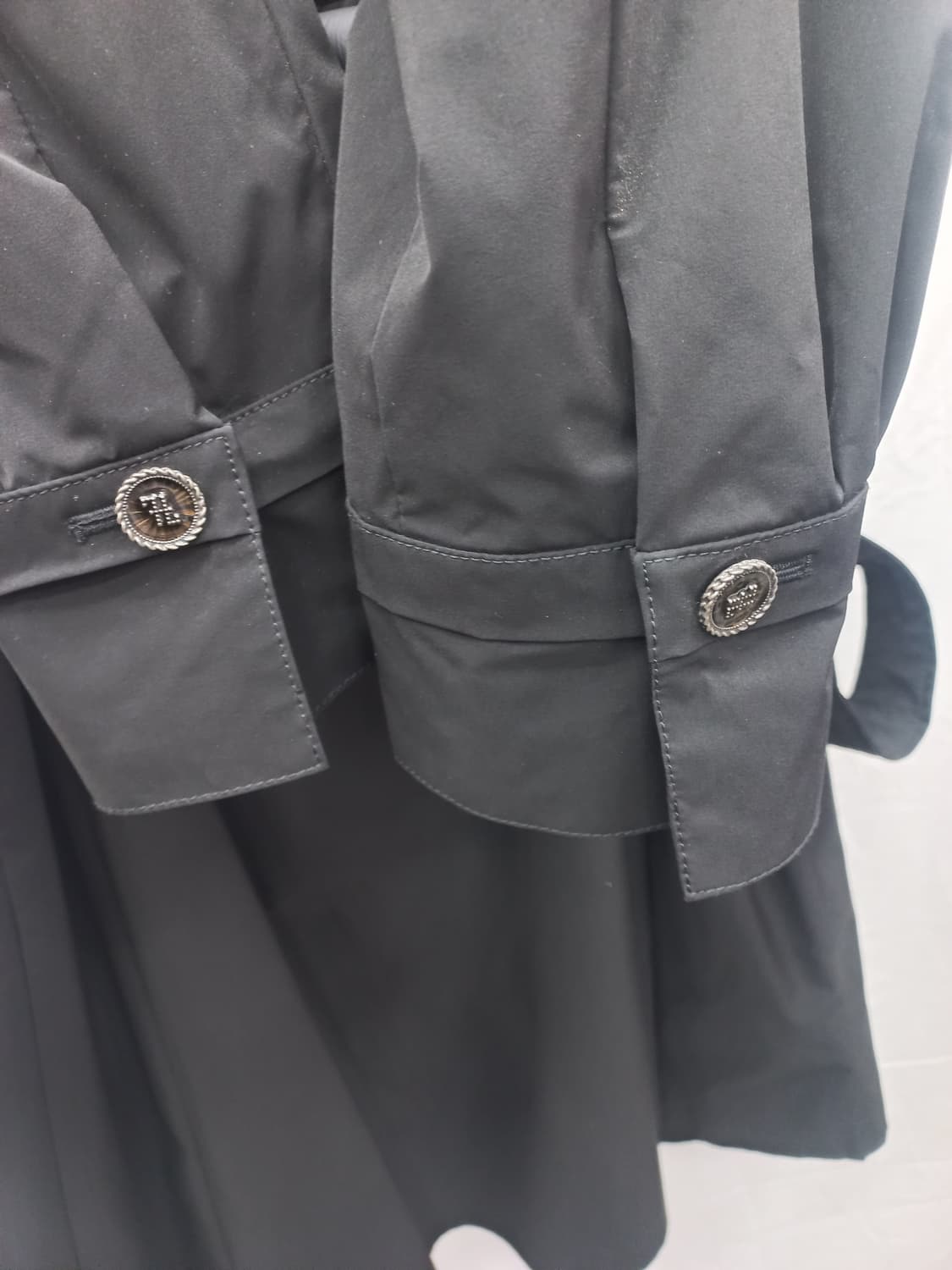 올리비아 로렌 블랙 트렌치 코트 (여 95) 상품이미지2