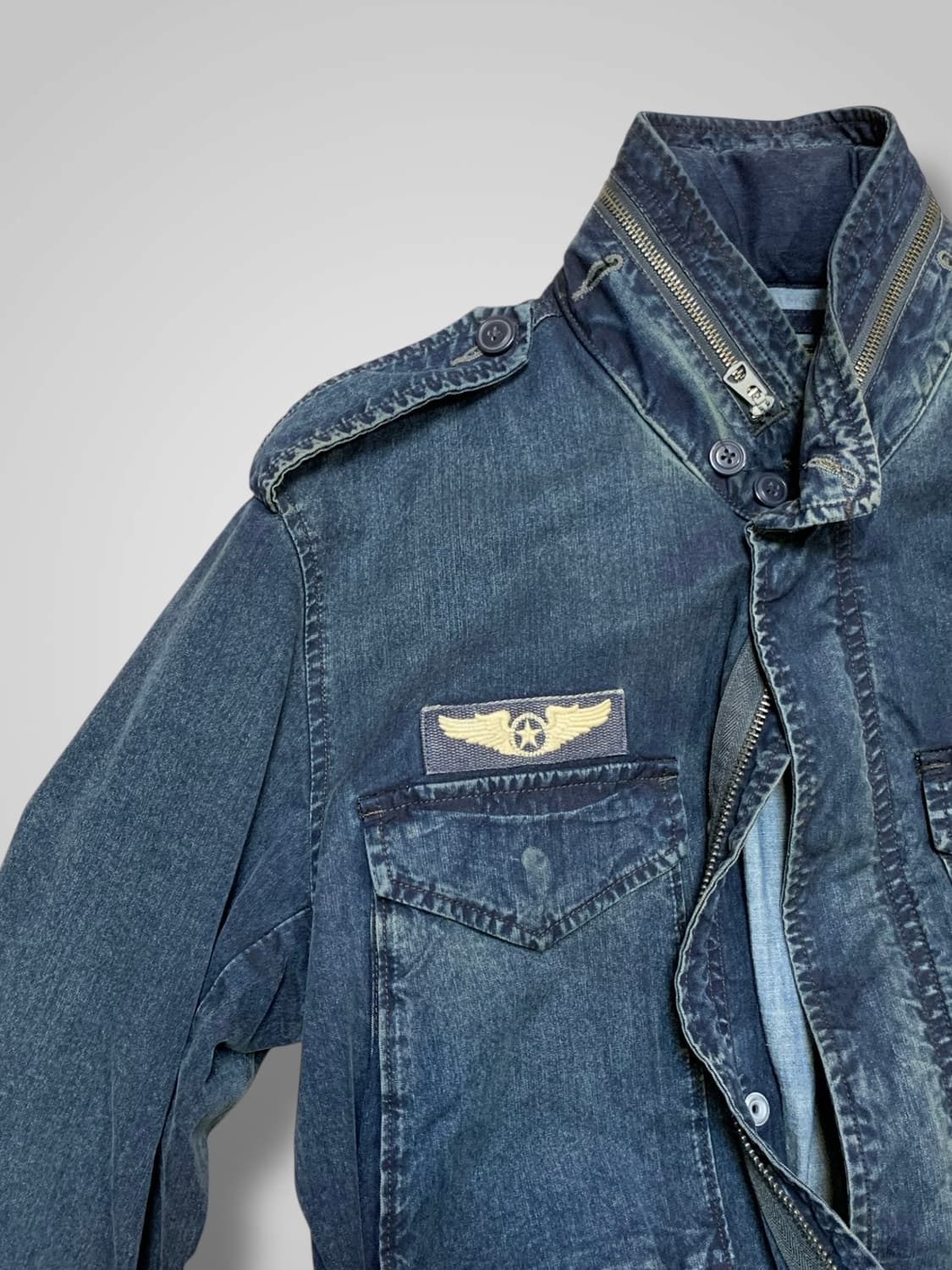 [M]폴로 U.S RL 데님 m65 필드자켓 상품이미지3