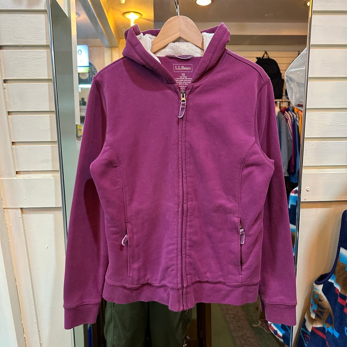 엘엘빈 양털 후드 집업  상품이미지1