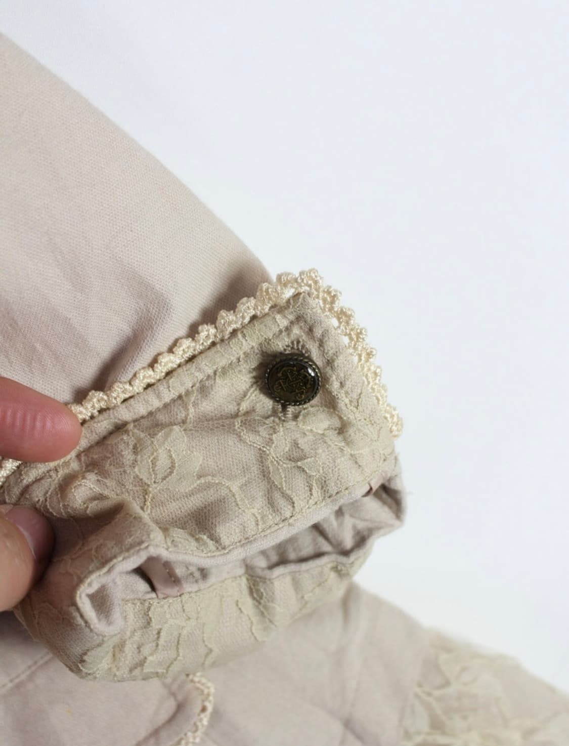 Axes femme 악시즈팜 베이지 레이스 자켓 상품이미지4