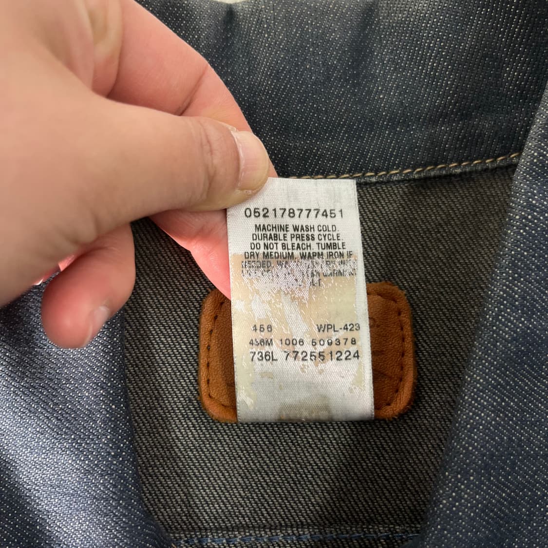 W 95 리바이스 인디고 데님 트러커 자켓 상품이미지4