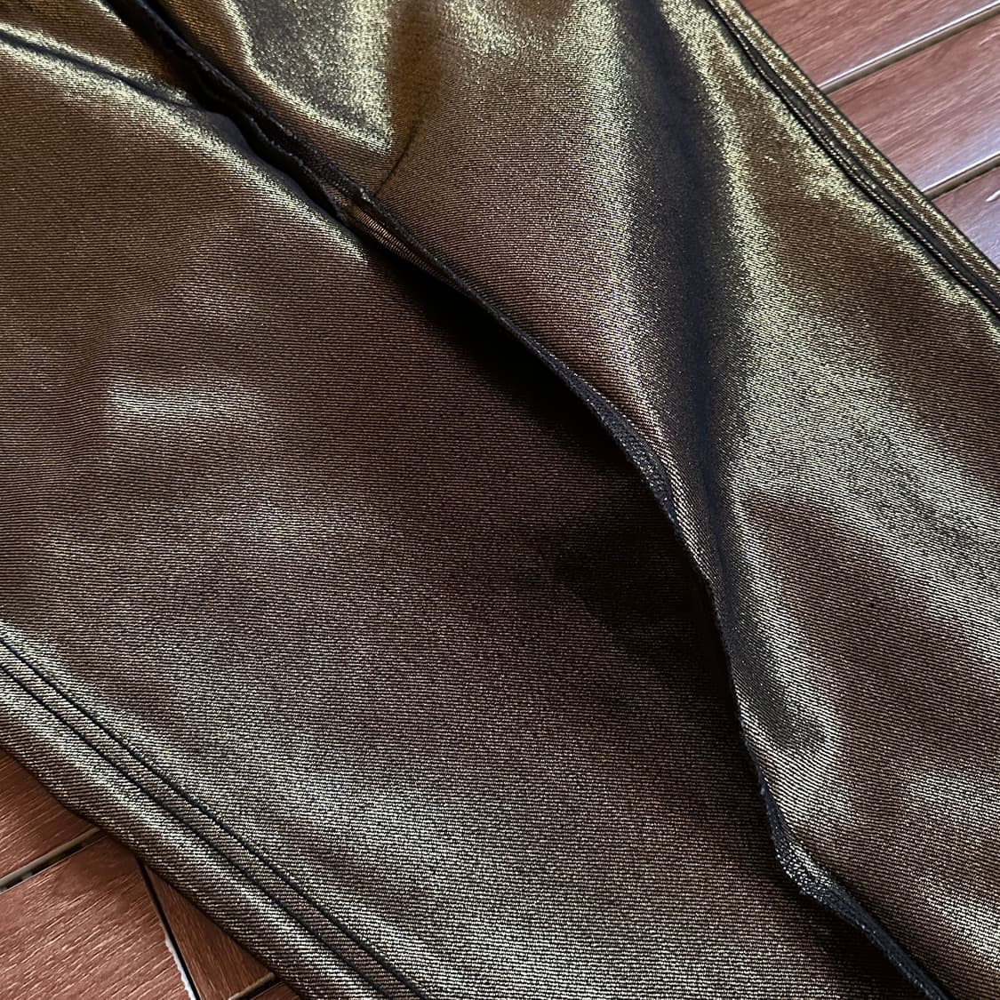 Factotum gold thread detail cotton pants 상품이미지5