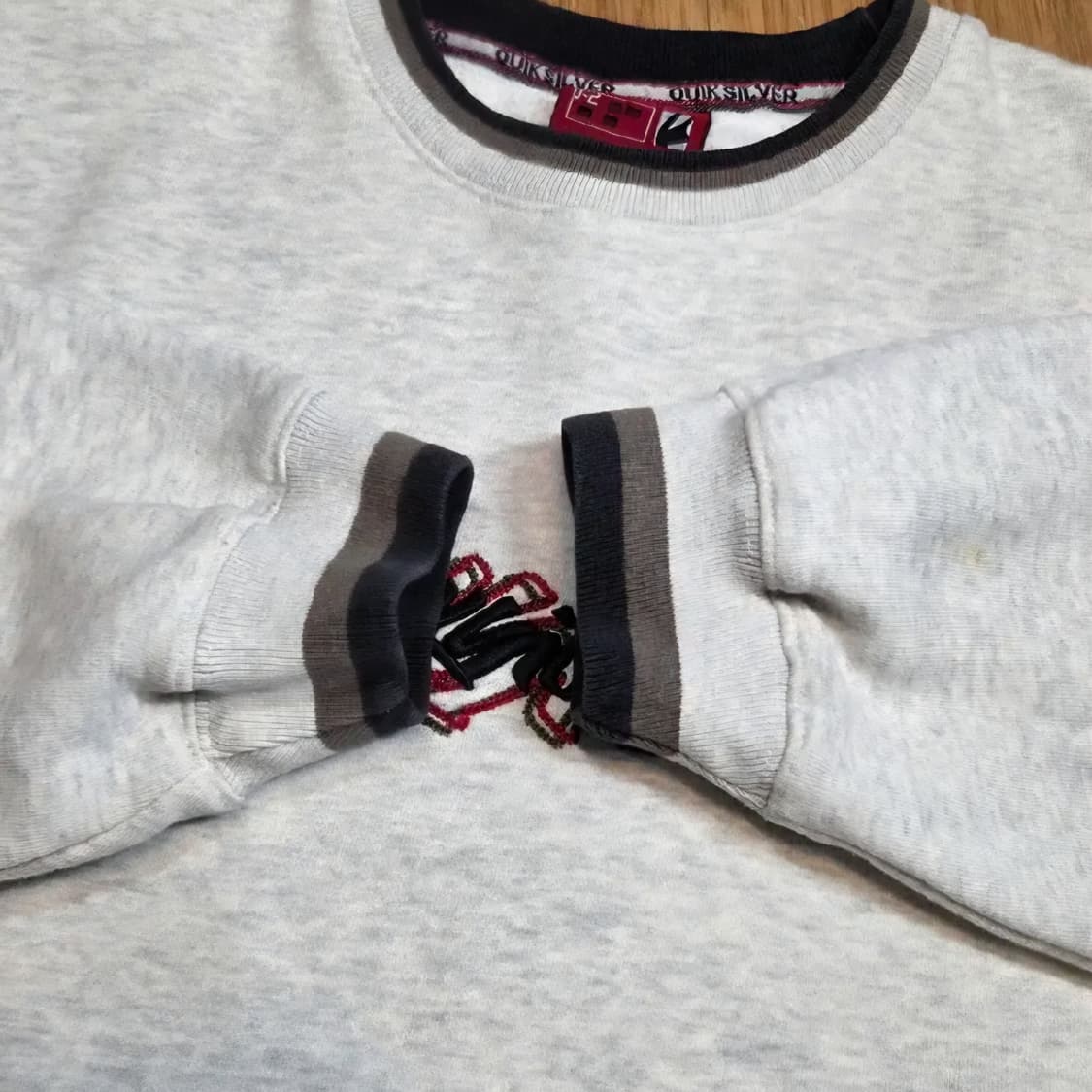 올드스쿨 퀵실버 빅로고 맨투맨 스웻셔츠 (실XL) 상품이미지5