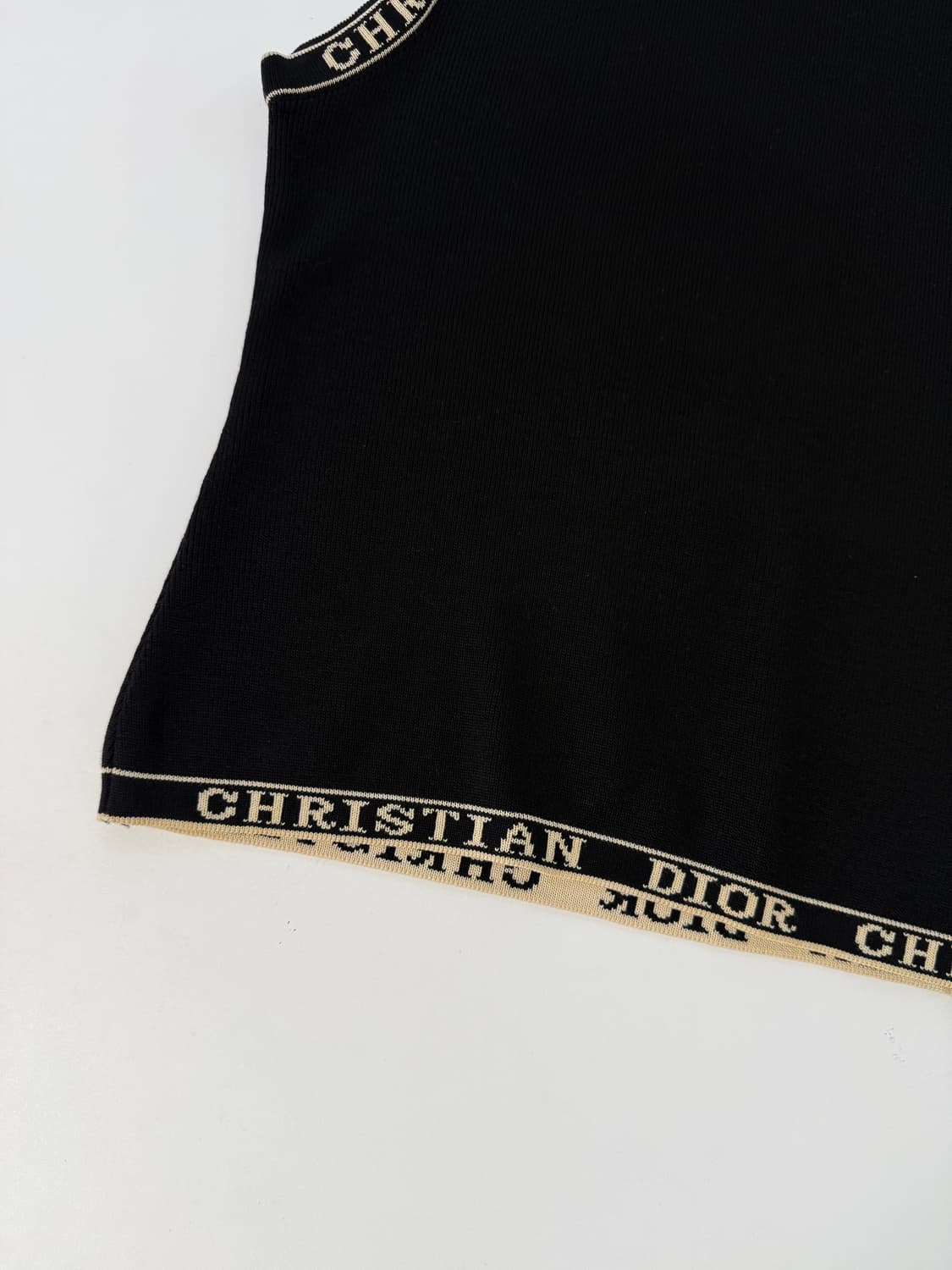 크리스찬 디올 루즈핏 90‘s 스펠로고 니트 베스트 상품이미지3