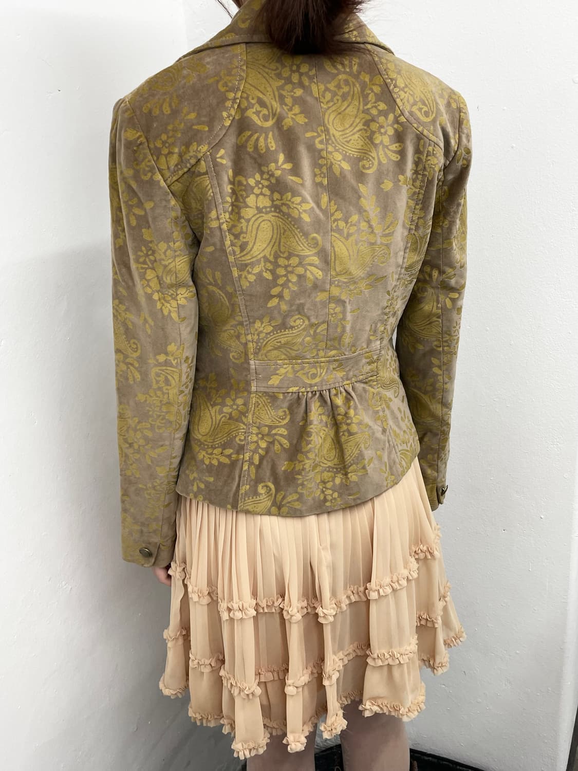 오리엔탈 벨벳 버튼 자켓 상품이미지3