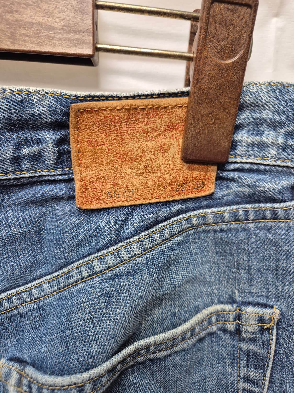 503B bigE 레드라인 청바지 상품이미지4