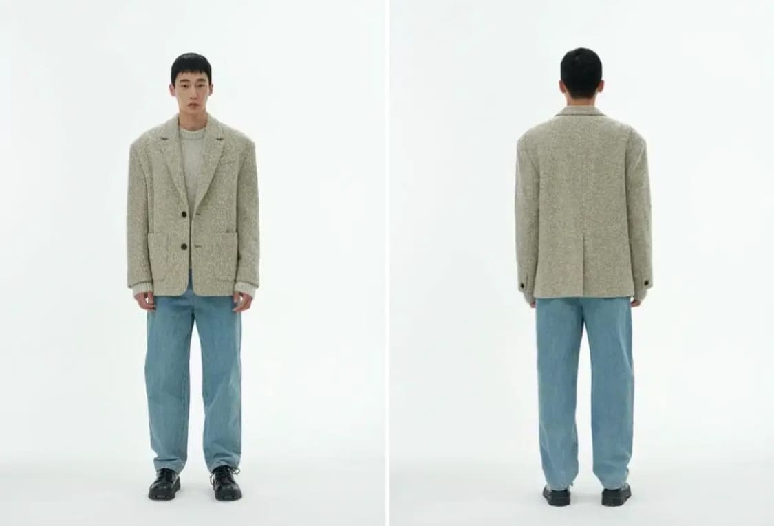 아모멘토 헤링본 자켓 m팝니다 상품이미지2