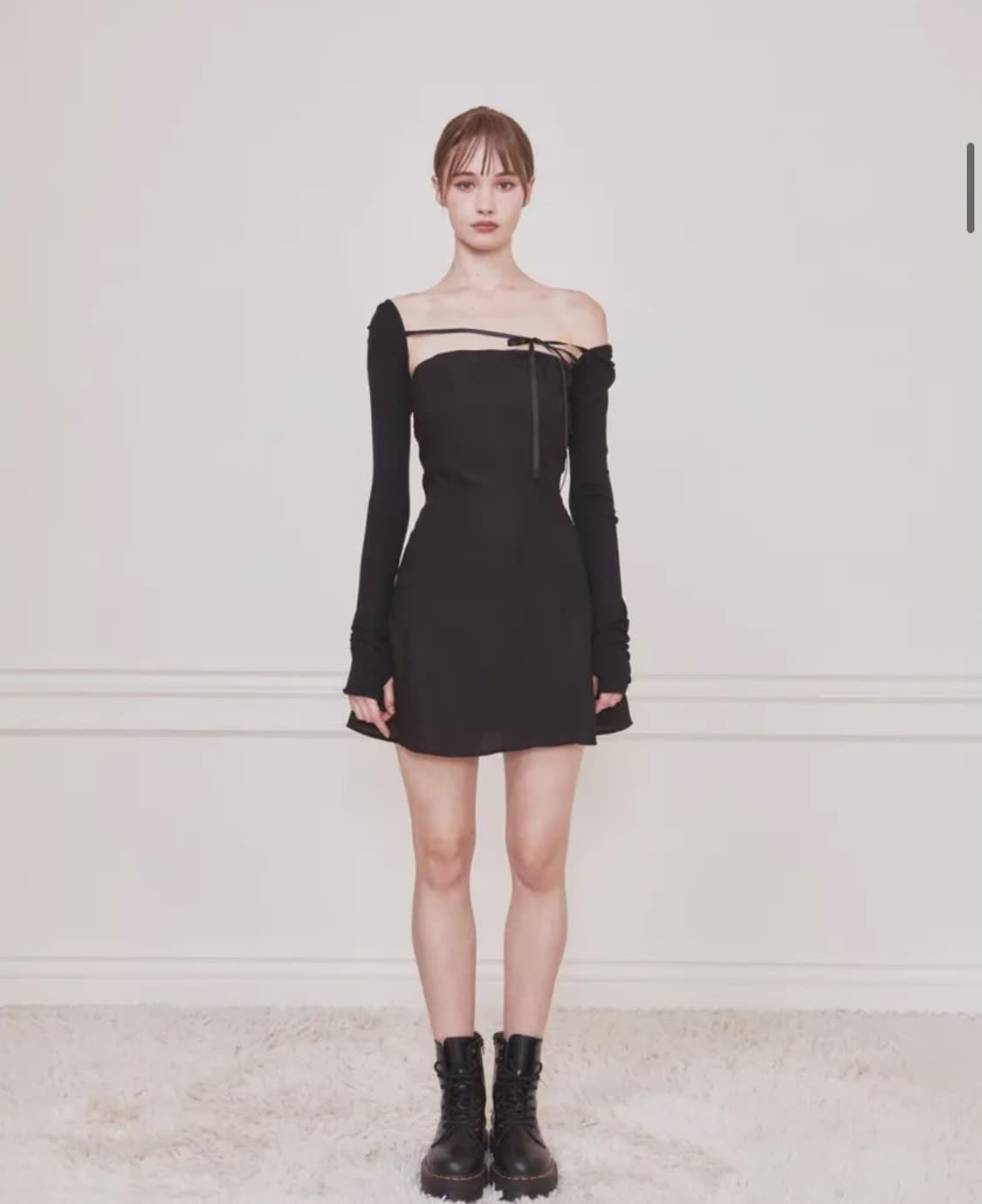낫 유어로즈 페이 볼레로 드레스 (블랙) 상품이미지1