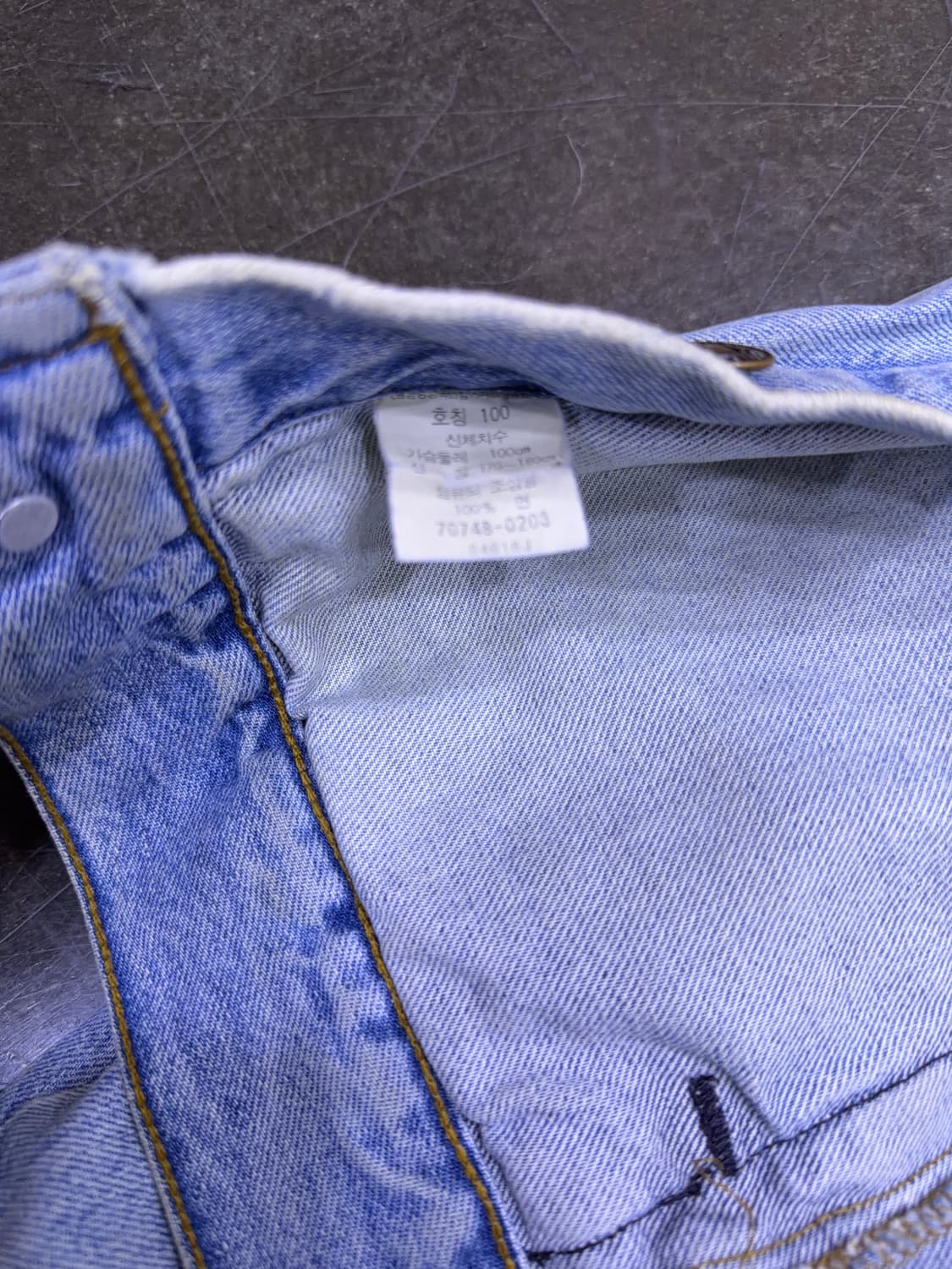 리바이스 00's 70748 빈티지 3세대 트러커 데님자켓 100 상품이미지8