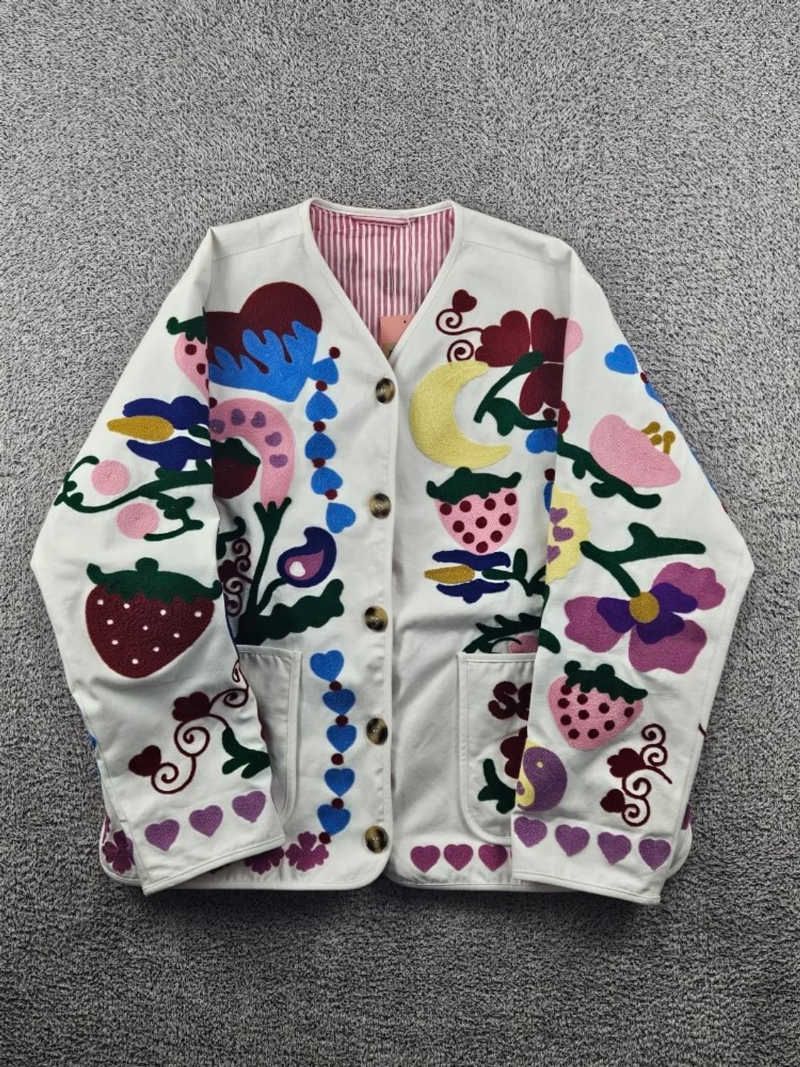 빈티지 플라워 엠브로이드 자켓 ( S ) / 11533 상품이미지2