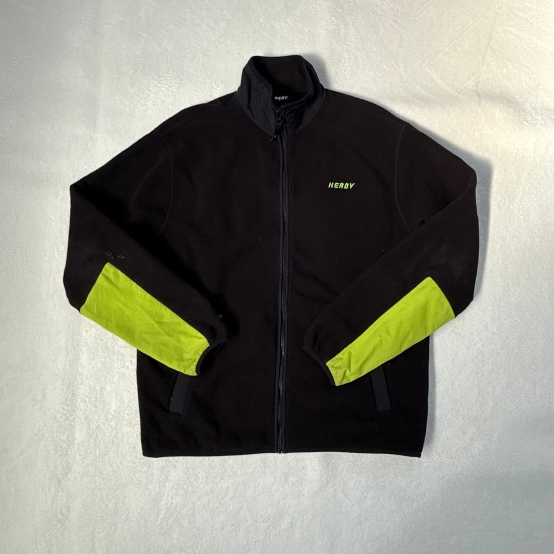 S 널디 배색 플리스 집업 0303T 상품이미지1