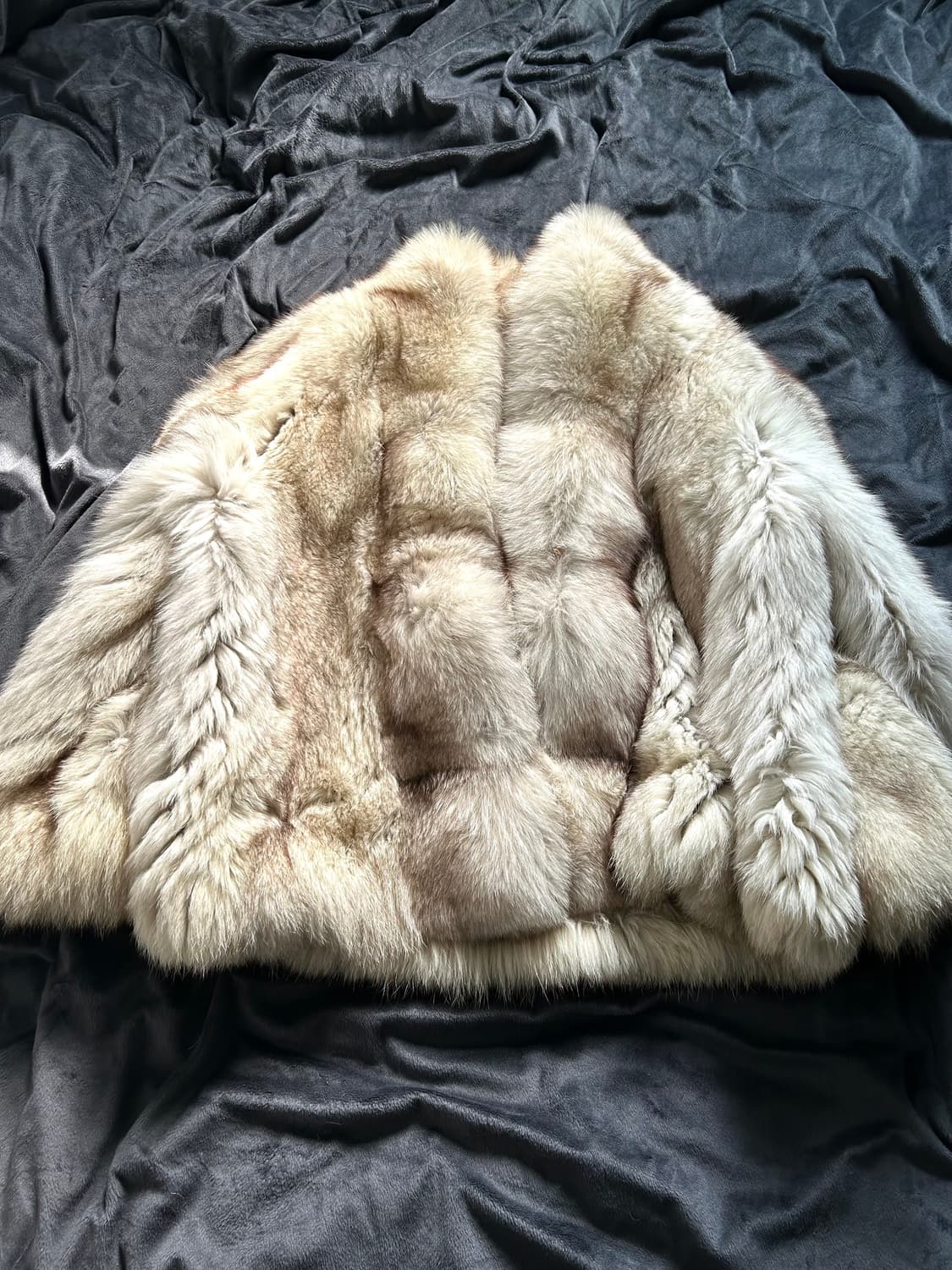Fox Fur White Color Over Jacket 상품이미지8