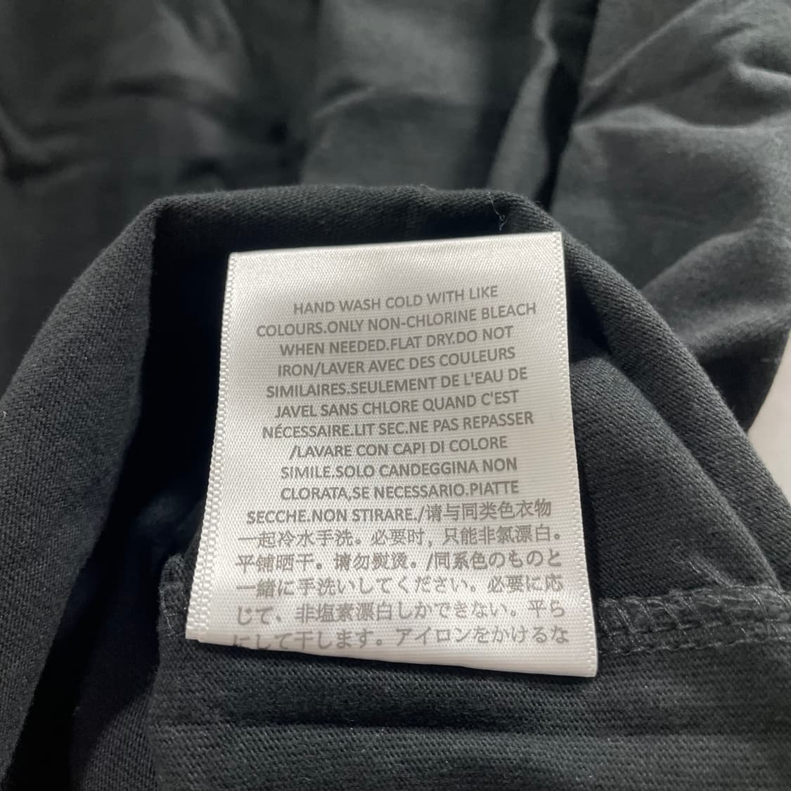 피어오브갓 에센셜/ 체스트 로고 숏슬리브 티셔츠 블랙/ L 상품이미지6