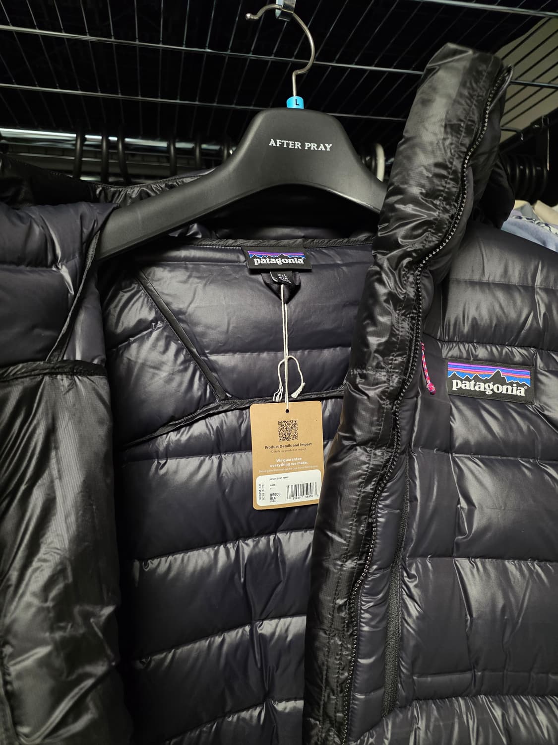 파타고니아 알프로프트 블랙 M 새상품 상품이미지2