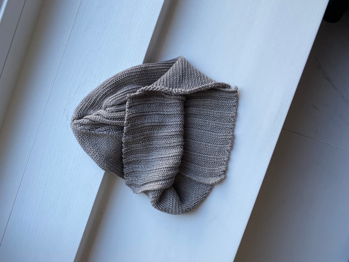 kijima takayuki mix pattern beanie 비대칭비니 상품이미지3