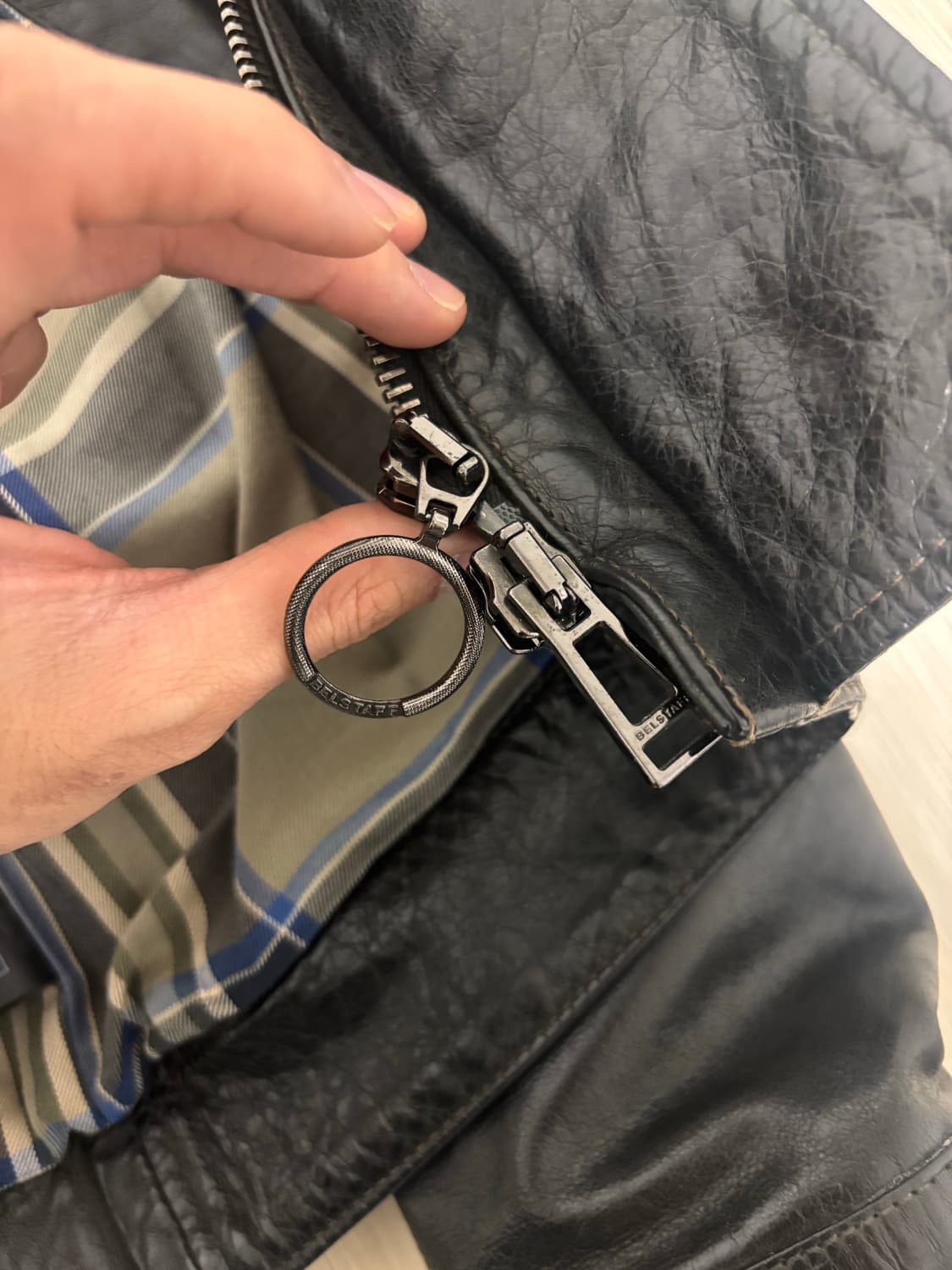 벨스타프 브레드 가죽자켓 상품이미지4