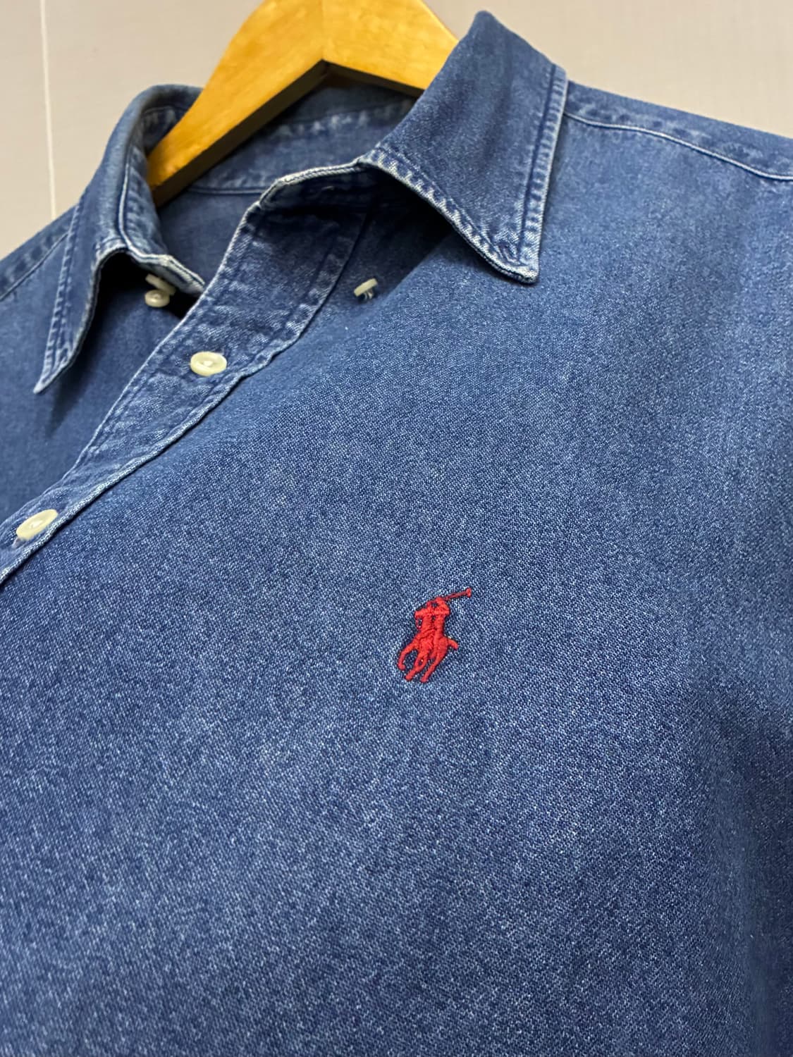 (XXL)90s 폴로랄프로렌 Blaire 블레어핏 버튼다운 데님셔츠 상품이미지5