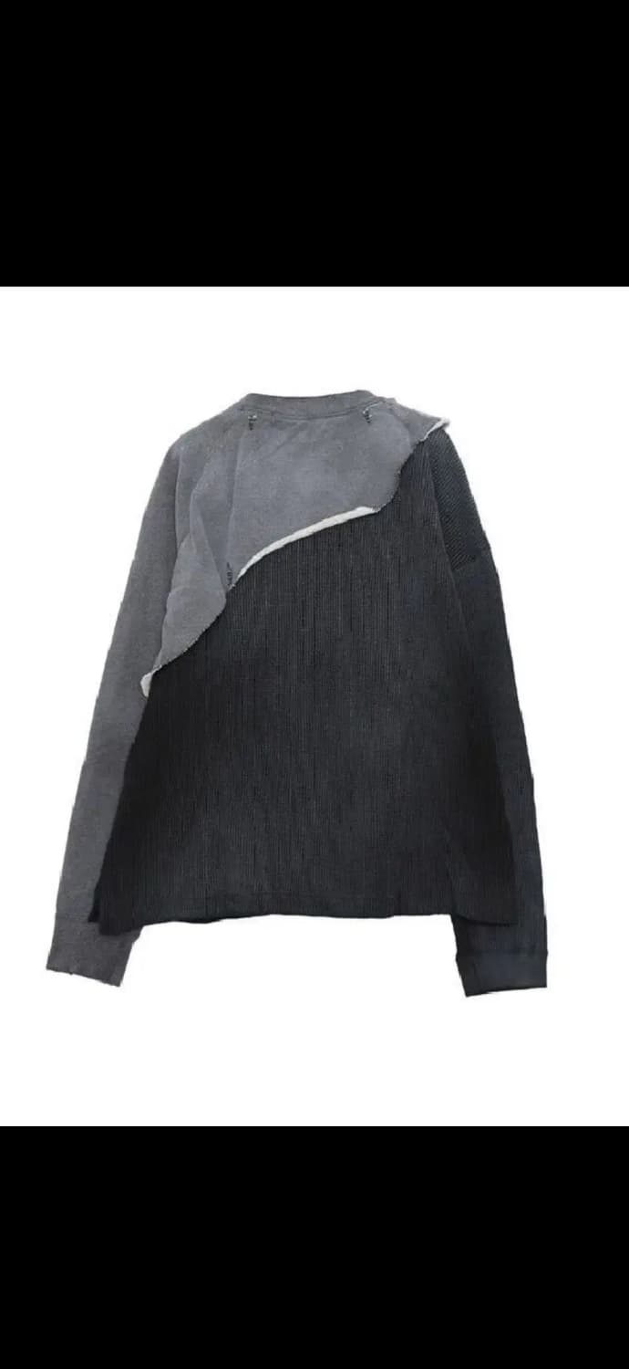 미하라야스히로 빈티지 이펙트 니트 인서트 스웨트셔츠48 상품이미지2