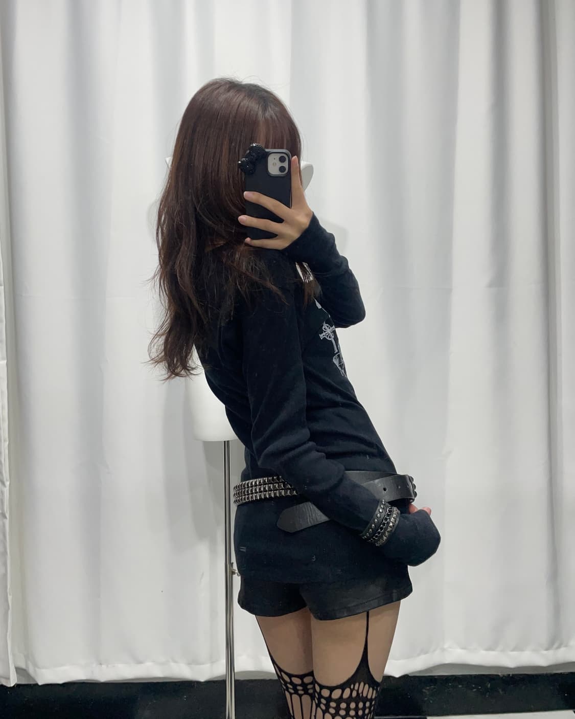 🎸블랙 프린팅 롱슬리브🎸 상품이미지3