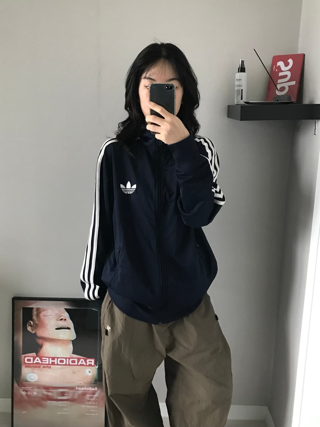 아디다스 파이어버드 네이비 트랙탑 져지 상품이미지2