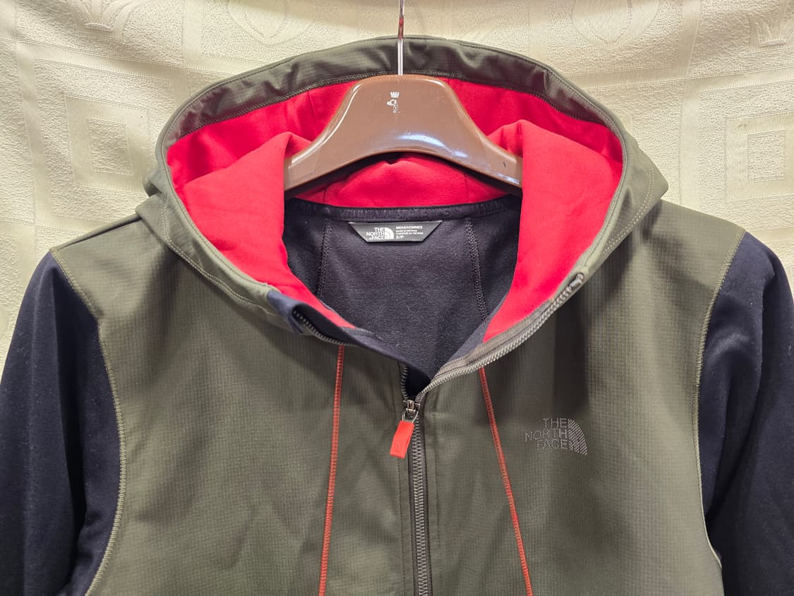 노스페이스 카키 후드집업 자켓 바람막이 S~M 상품이미지2